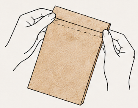 Use and fold the bag